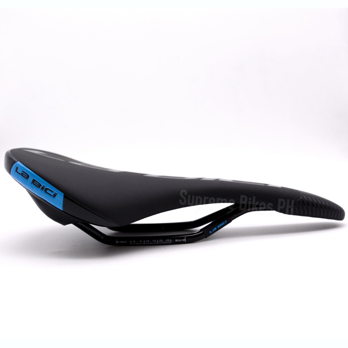 La Bici U4 Narrow Race Saddle 130mm 285g - Black / Blue