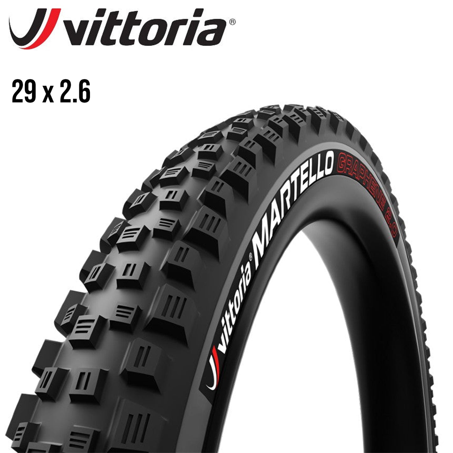 Vittoria Martello MTB Trail Tire 29er Tubeless TNT - Grey / Anthricite