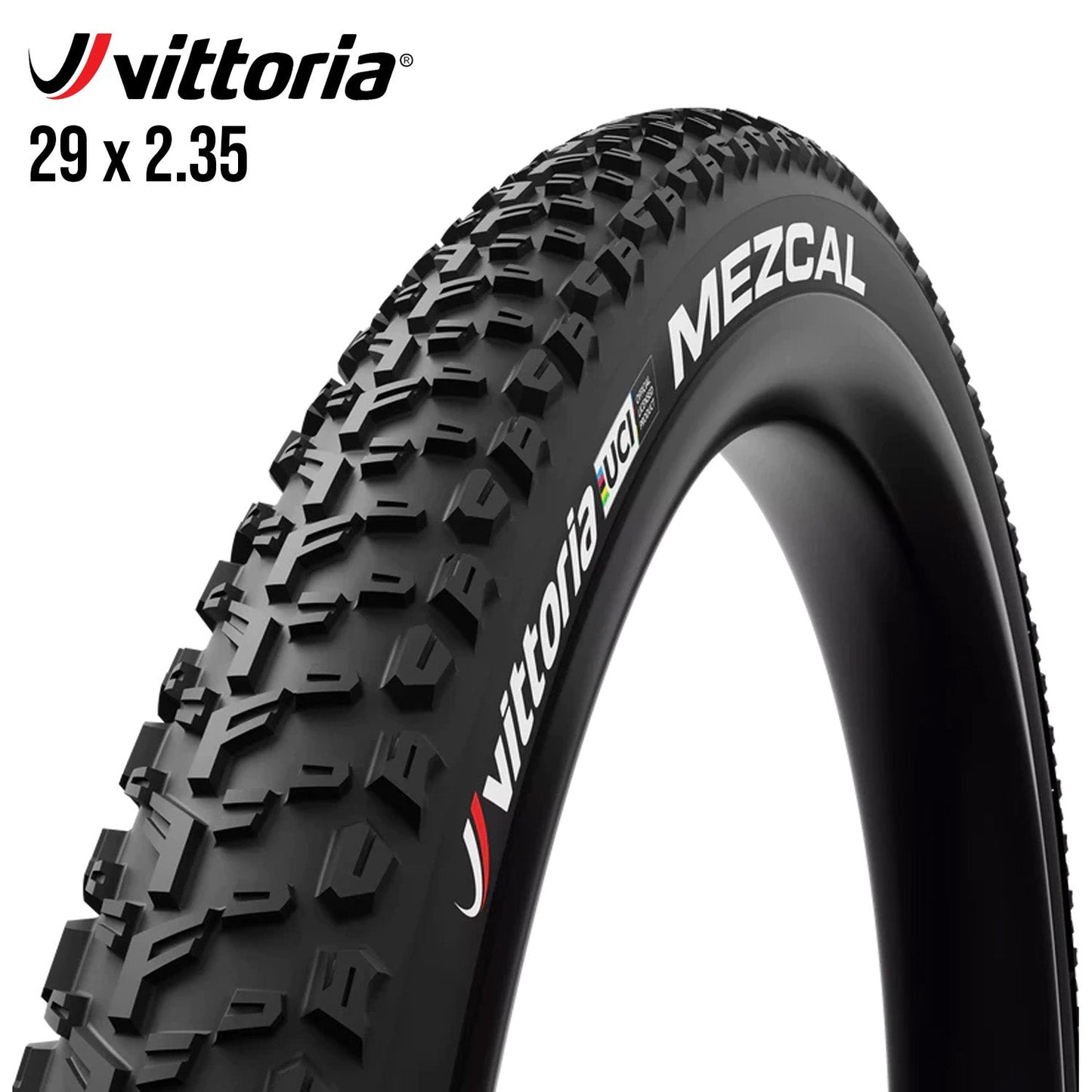 Vittoria Mezcal MTB XC UCI-Licensed Tubeless Ready Tire 29er - Black