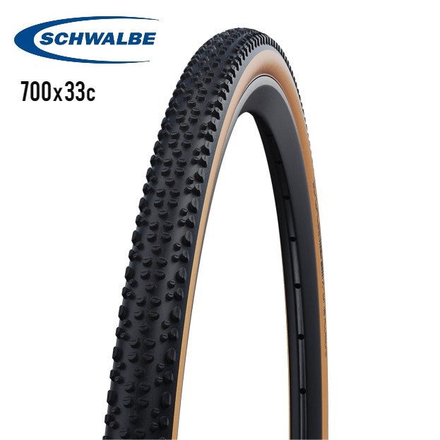 Schwalbe X-ONE Allround Gravel Bike Tire ADDIX Tubeless - Tan