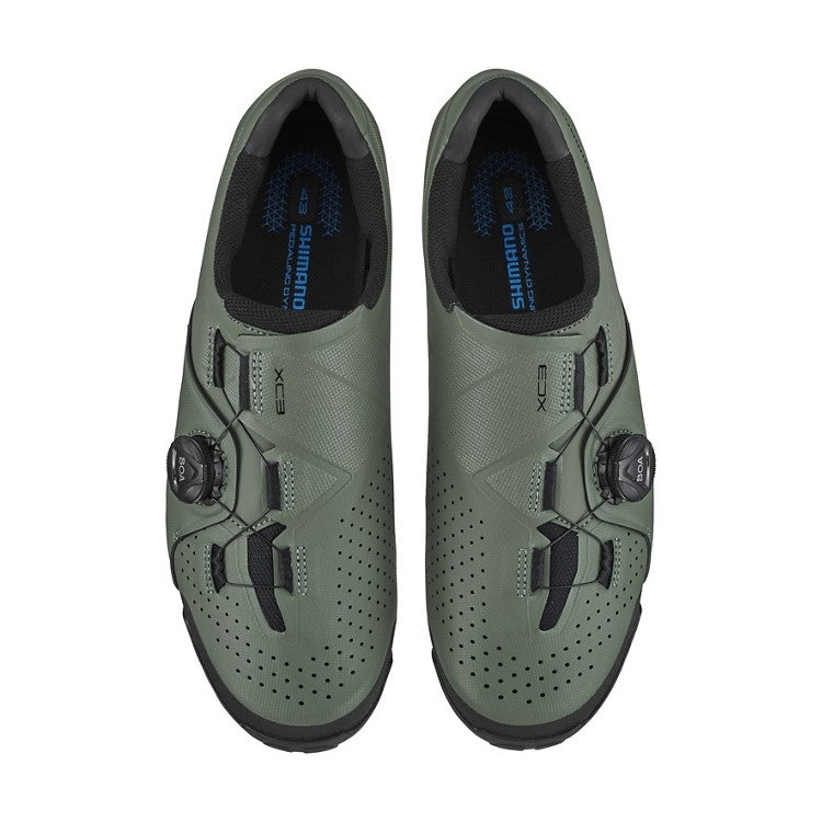 Shimano XC3 Off-Road / MTB XC Bike Shoes SPD (SH-XC300) - Olive