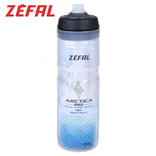 Zefal Arctica PRO 75 Insulated 750ml Water Bottle for Bikes - Blue