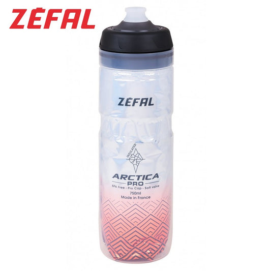 Zefal Arctica PRO 75 Insulated 750ml Water Bottle for Bikes - Red