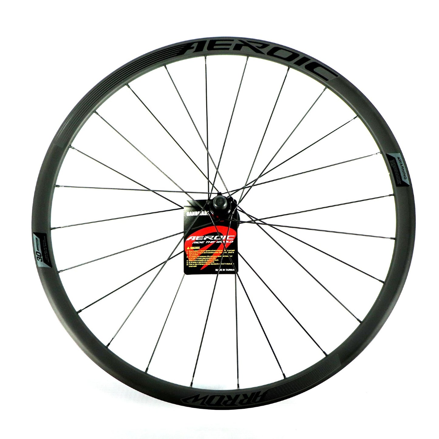 Aeroic Arrow 30 Disc 700c Road Bike Wheelset HG Hub Pillar Aero Spokes Straightpull QR/TA