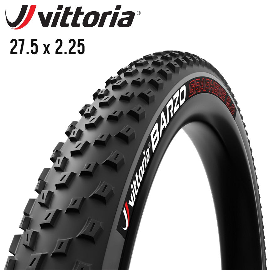 Vittoria Barzo MTB All-Rounder / XC Tire 27.5 Tubeless TNT - Anthricite / Black