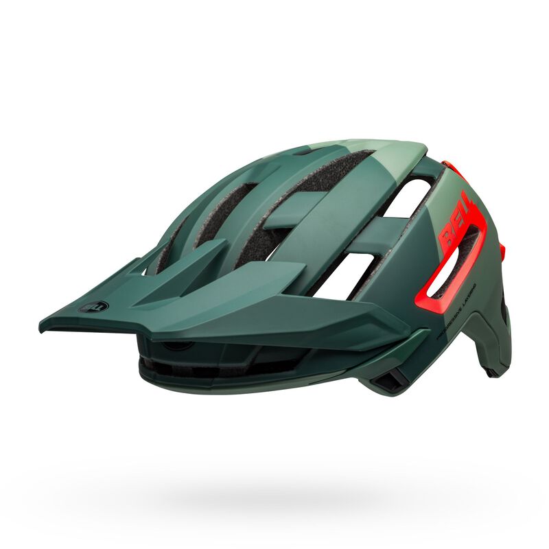 Bell Super Air R Spherical MIPS Full-Face Helmet - Green/Infrared