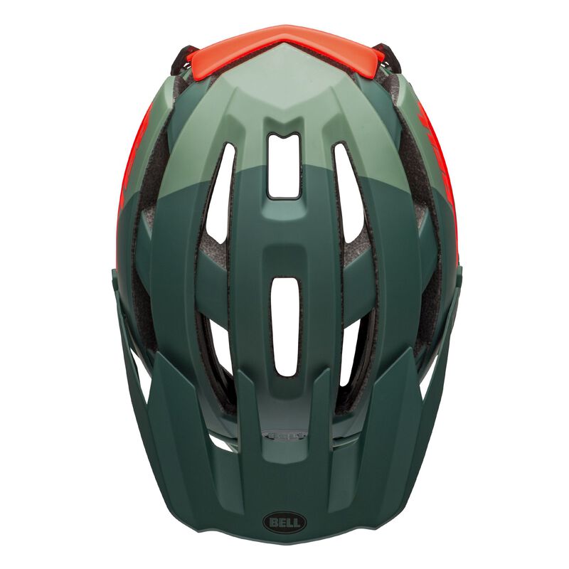 Bell Super Air R Spherical MIPS Full-Face Helmet - Green/Infrared