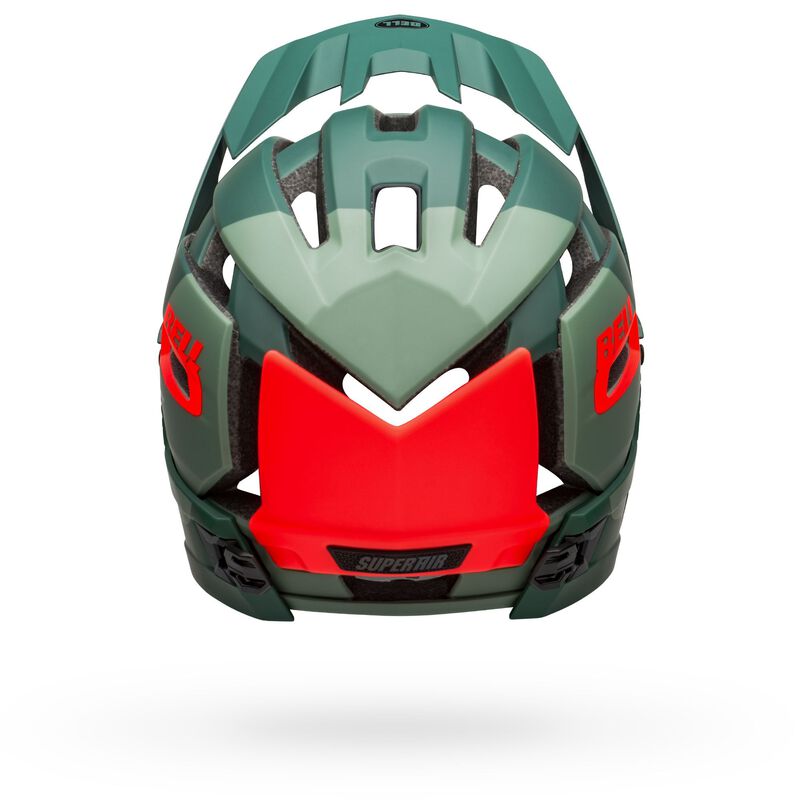 Bell Super Air R Spherical MIPS Full-Face Helmet - Green/Infrared