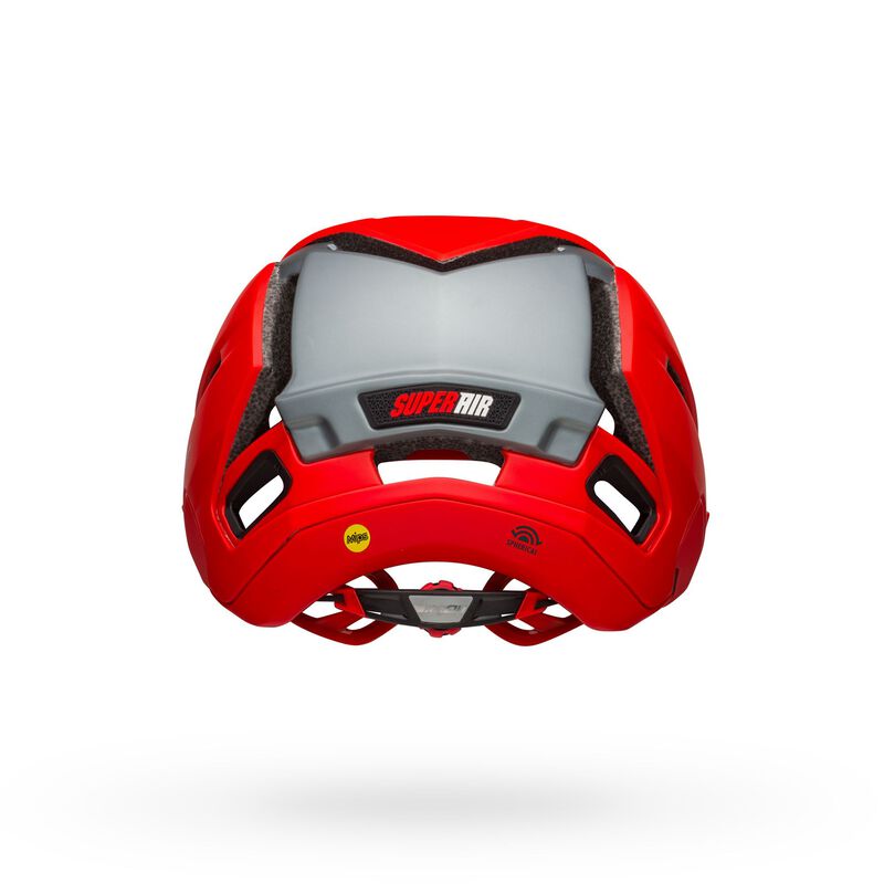 Bell Super Air R Spherical MIPS Full-Face Helmet - Red/Gray