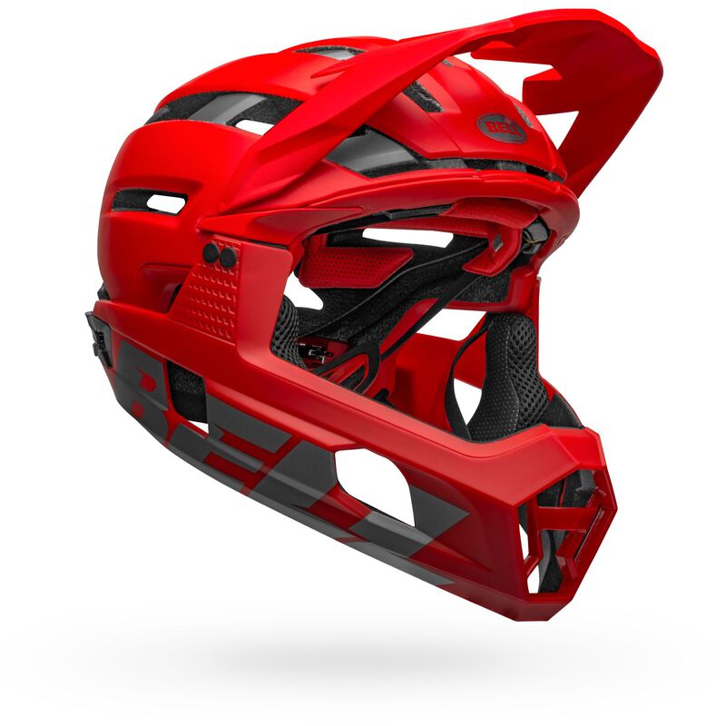 Bell Super Air R Spherical MIPS Full-Face Helmet - Red/Gray