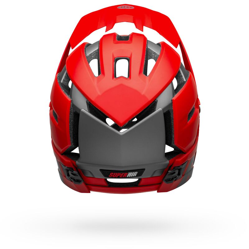 Bell Super Air R Spherical MIPS Full-Face Helmet - Red/Gray