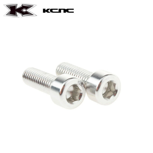 KCNC Bottle Cage Bolt Aluminum 7075 M5*15mm - Silver