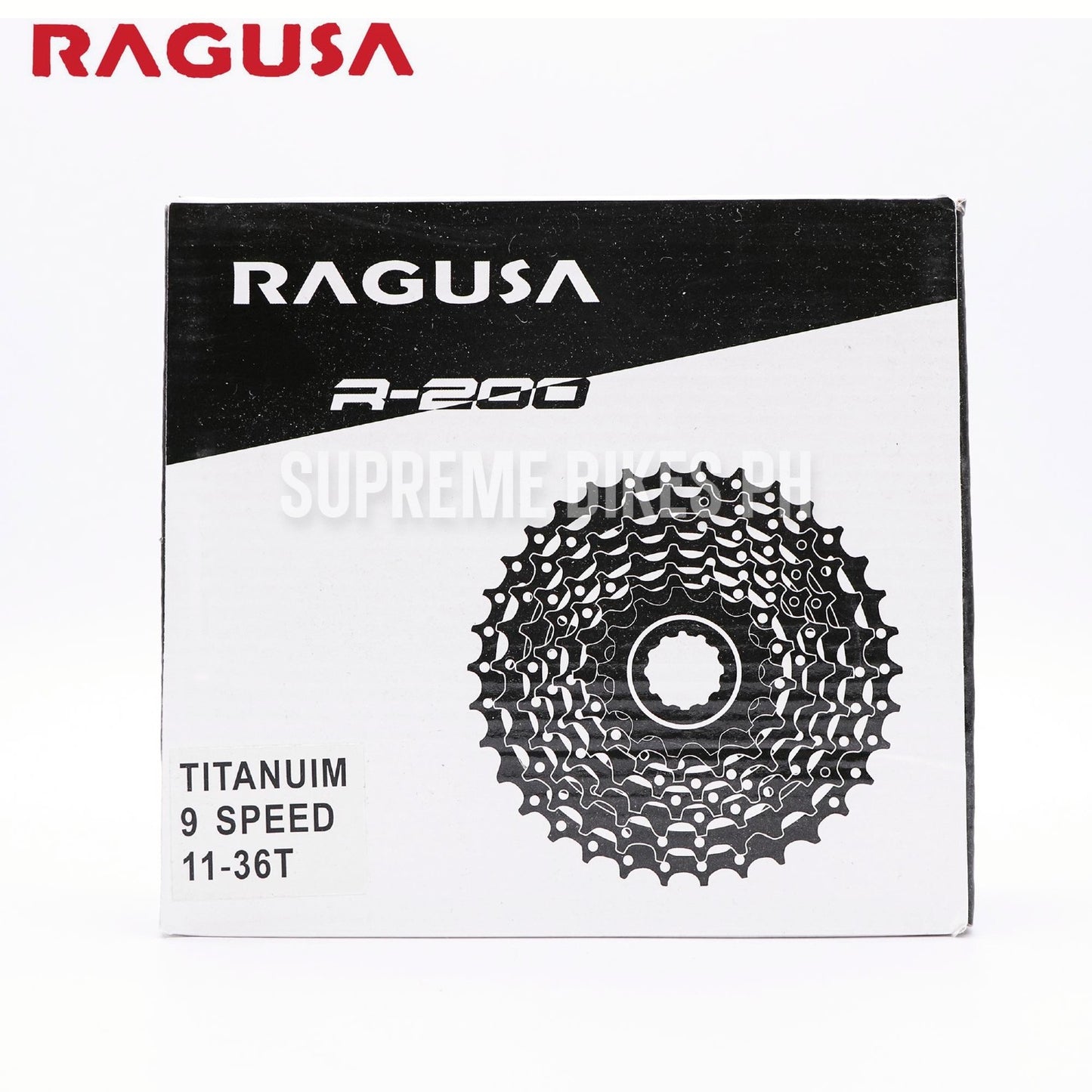 Ragusa R-200 9-Speed Cassette Sprocket - 11-36T Titanium