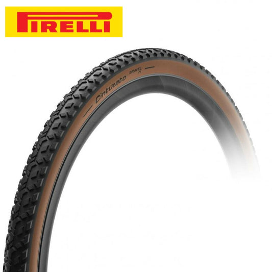 Pirelli Cinturato Gravel M Tubeless Mixed Terrain 700c Bike Tire SpeedGrip - Classic Tan