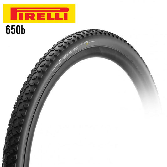 Pirelli Cinturato Gravel M Tubeless Mixed Terrain 650b Bike Tire SpeedGrip - Black