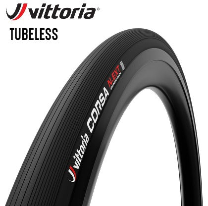 Vittoria Corsa N.EXT TUBELESS TLR Road Bike Durable Race Tire Graphene - Black