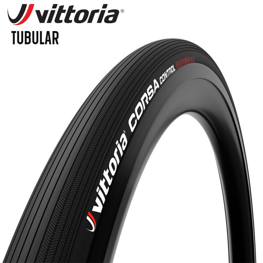Vittoria Corsa Control Tubular Road Bike Tire Cotton & Graphene - Black