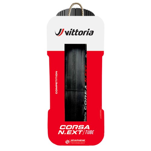 Vittoria Corsa N.EXT Road Bike Durable Race Tire Graphene (Folding) - Black