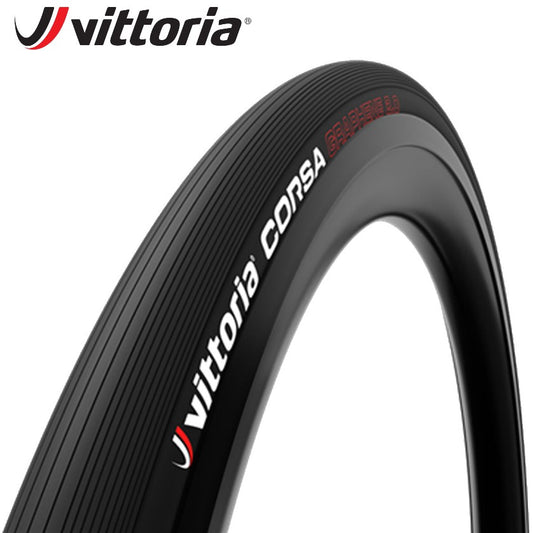 Vittoria Corsa Race Road Bike Tire Cotton & Graphene (Folding) - Full Black