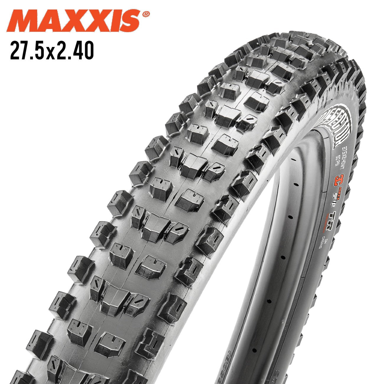 Maxxis Dissector Trail / Enduro / Downhill MTB Tire 27.5 EXO Tubeless Ready - Black
