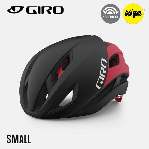 Giro Eclipse Spherical MIPS Road Bike Helmet - Matte Black / Red