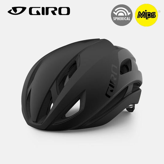 Giro Eclipse Spherical MIPS Road Bike Helmet - Matte Black / Gloss Black