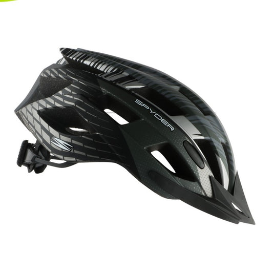 Spyder Flow MTB Bike Helmet - Matt Black/Silver
