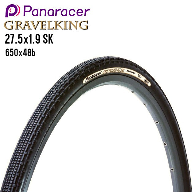 Panaracer GravelKing SK Knobby Gravel Tire 650b / 27.5 - Black