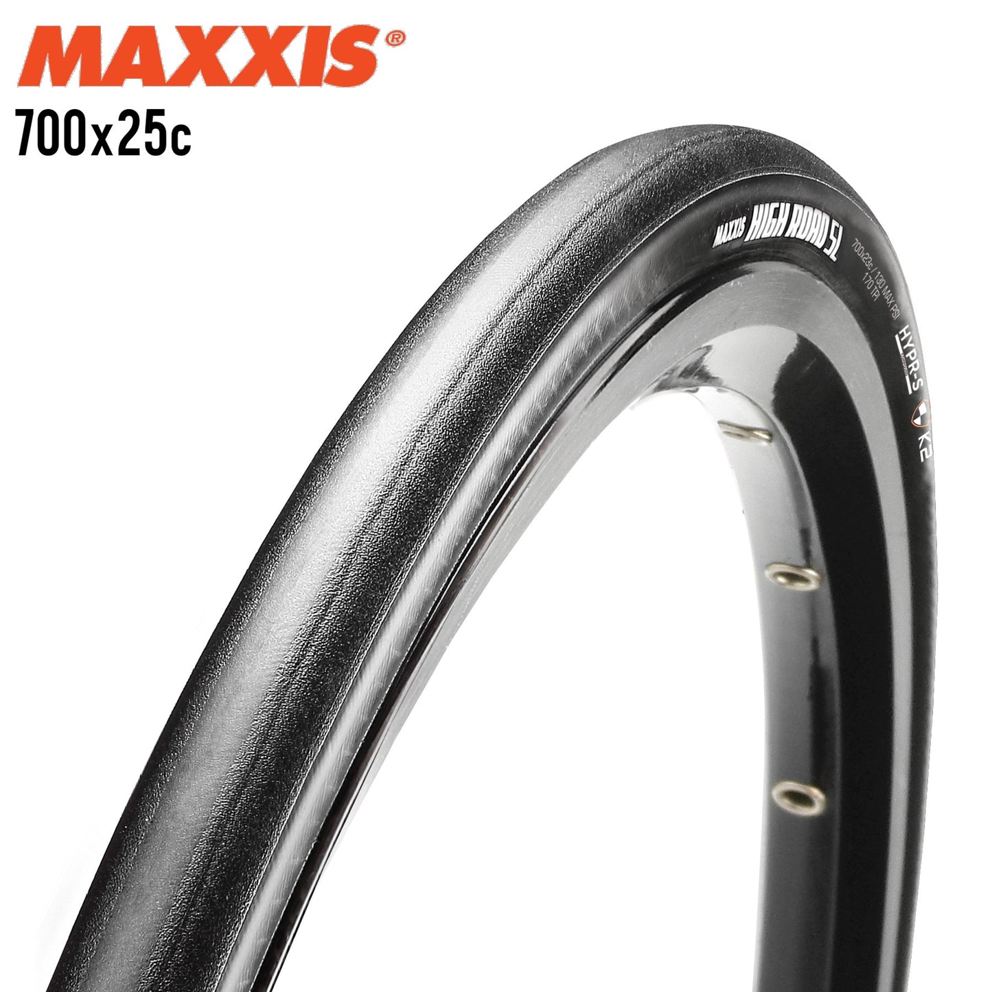 Maxxis High Road SL Road Bike Tire 700c - Black