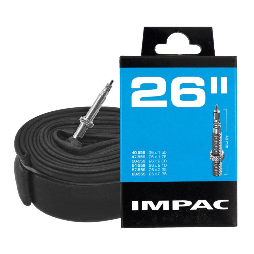 Impac SV26 26er Bike Inner Tube 26 inch MTB Presta