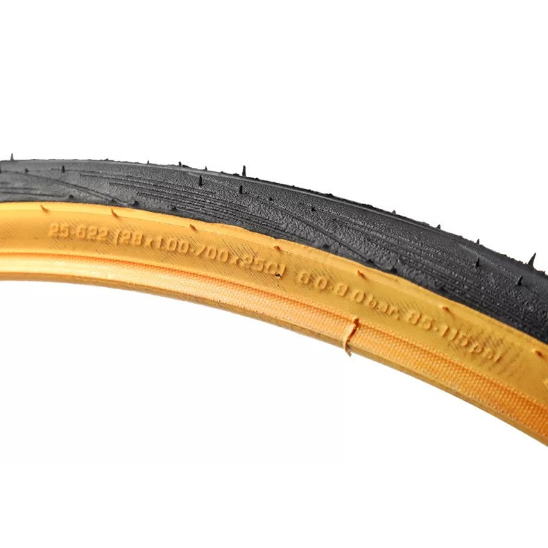 Schwalbe Lugano II Road Bike Tire 700c (Wired) - Biege (Tanwall)