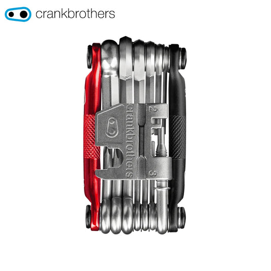 Crankbrothers M19 Multi-Tool with Chain Breaker - Black / Red