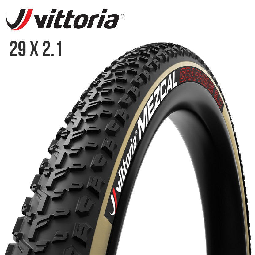 Vittoria Mezcal MTB XC Tire Graphene 29er - Tan Wall