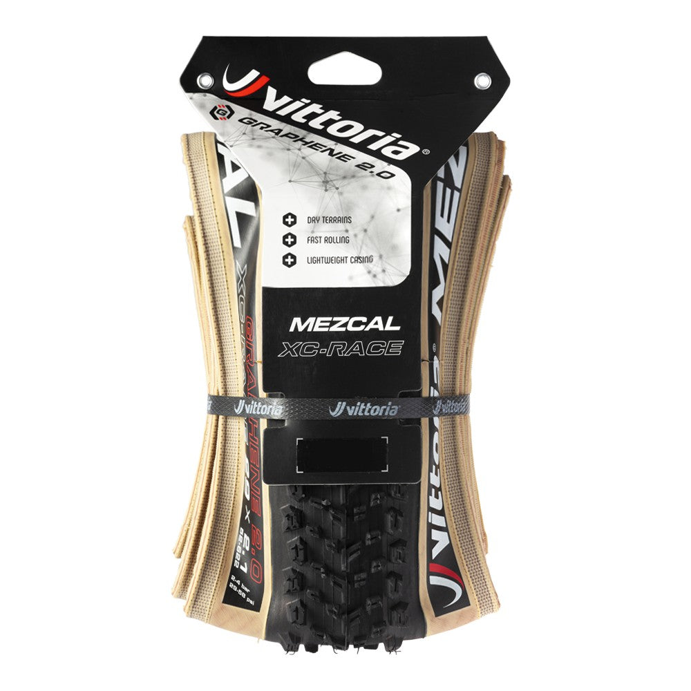 Vittoria Mezcal MTB XC Tire Graphene 29er Tan Wall Supreme