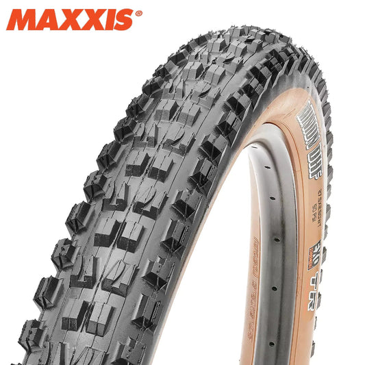 Maxxis MINION DHF Trail / Enduro / Downhill MTB Tire 27.5 EXO Tubeless Ready - Tan Wall