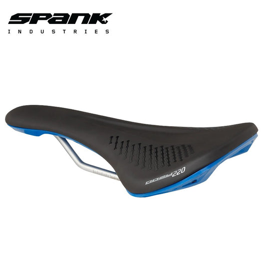 Spank Oozy 220 MTB 144mm Bike Saddle - Black/Blue