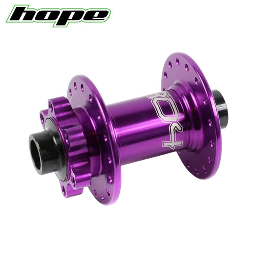 Hope Tech PRO 4 Front Hub Thru Axle - Purple