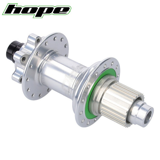 Hope Tech PRO 4 Rear Hub Thru Axle Microspline - Silver