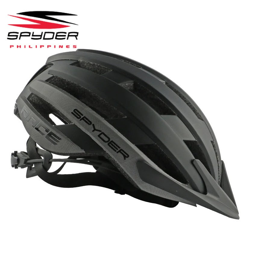 Spyder RACE Bike Helmet for Road MTB Matte Black Gray