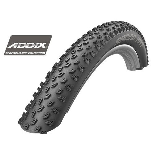 Schwalbe Racing Ray 29er XC MTB Tire Tubeless - Black