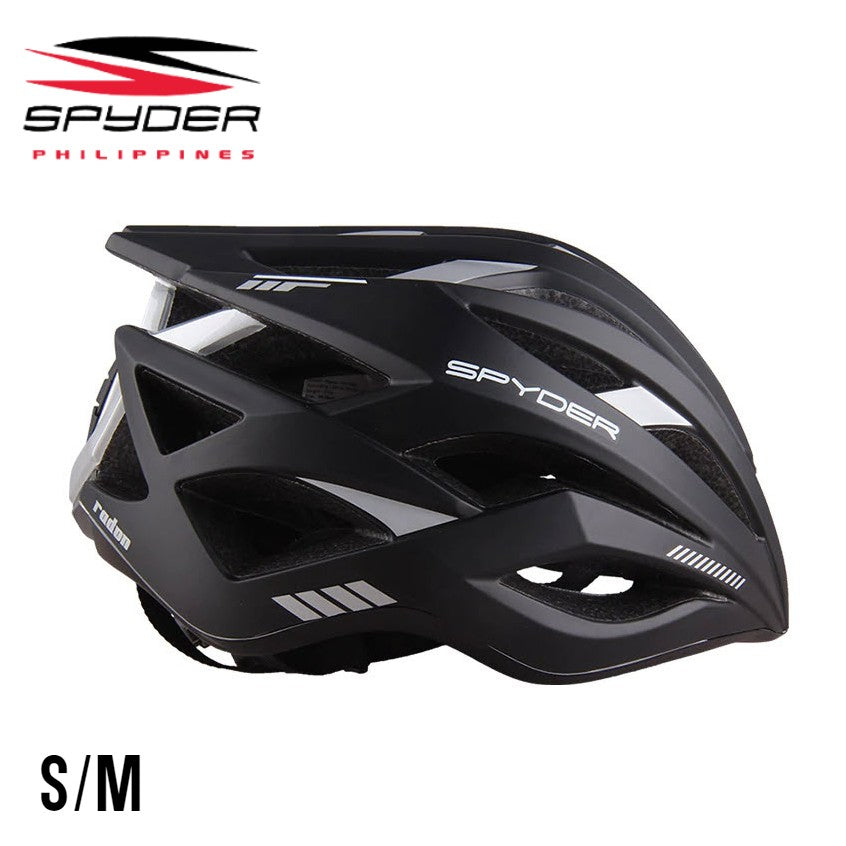 Spyder RADON Bike Helmet for Road - Matte Black / Silver