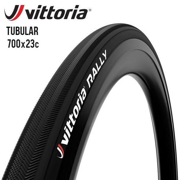 Vittoria Rally Training Tubular Road Bike Tire - Full Black