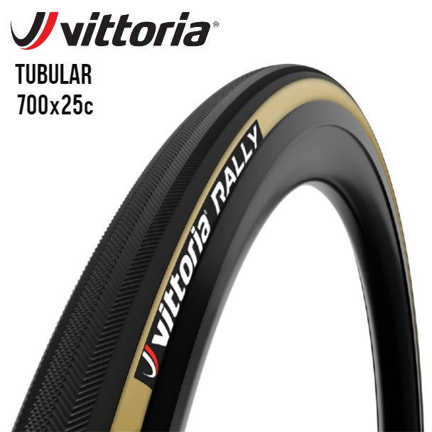 Vittoria Rally Training Tubular Road Bike Tire - Tan