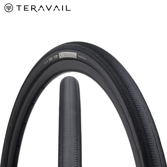 Teravail Rampart Gravel Bike Tire All Road Fast Rolling - Black