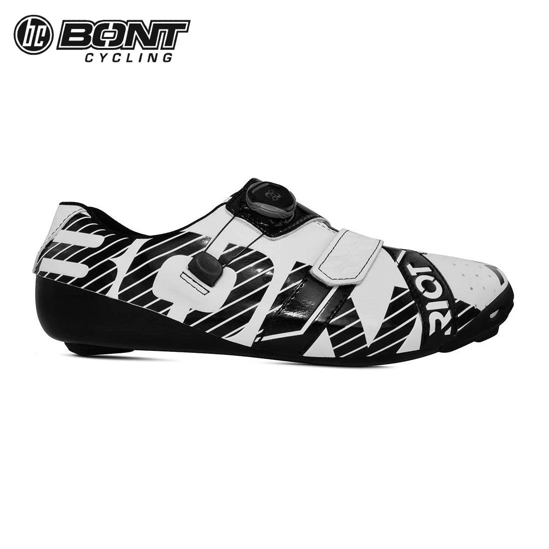 Bont RIOT+ Carbon Composite / BOA Cycling Shoes - White/Black