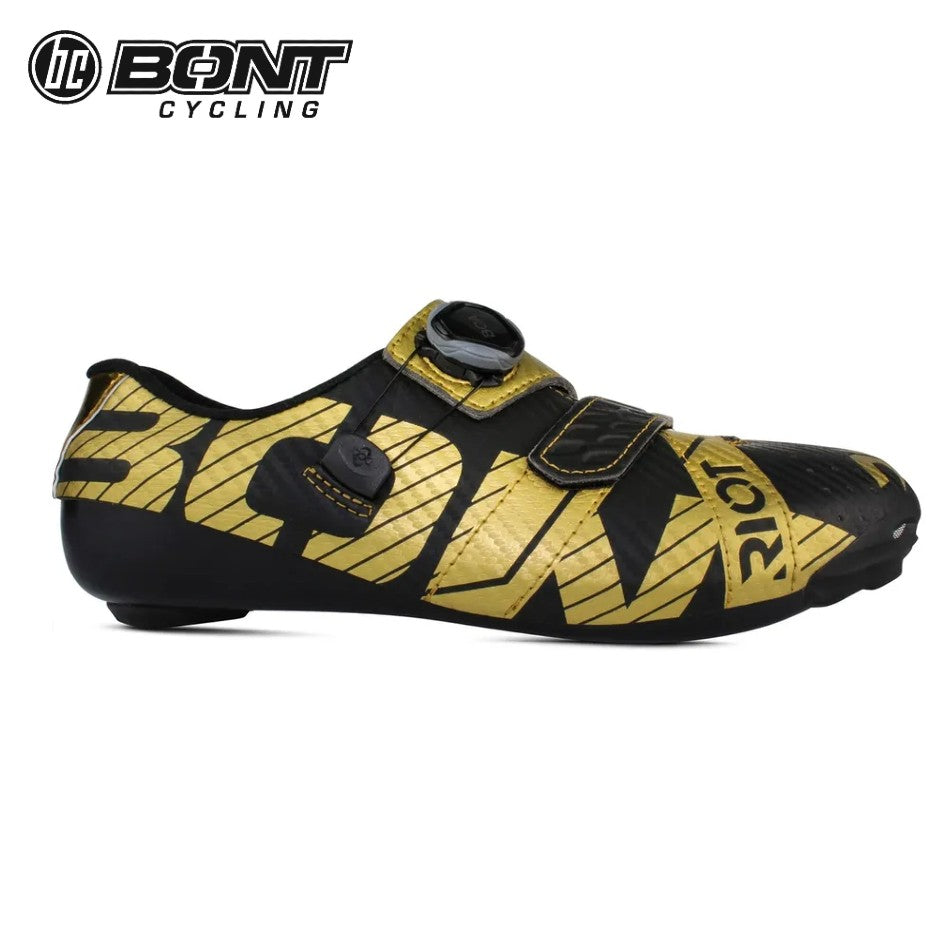 Bont RIOT+ Carbon Composite / BOA Cycling Shoes - Black/Gold