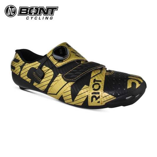 Bont RIOT+ Carbon Composite / BOA Cycling Shoes - Black/Gold