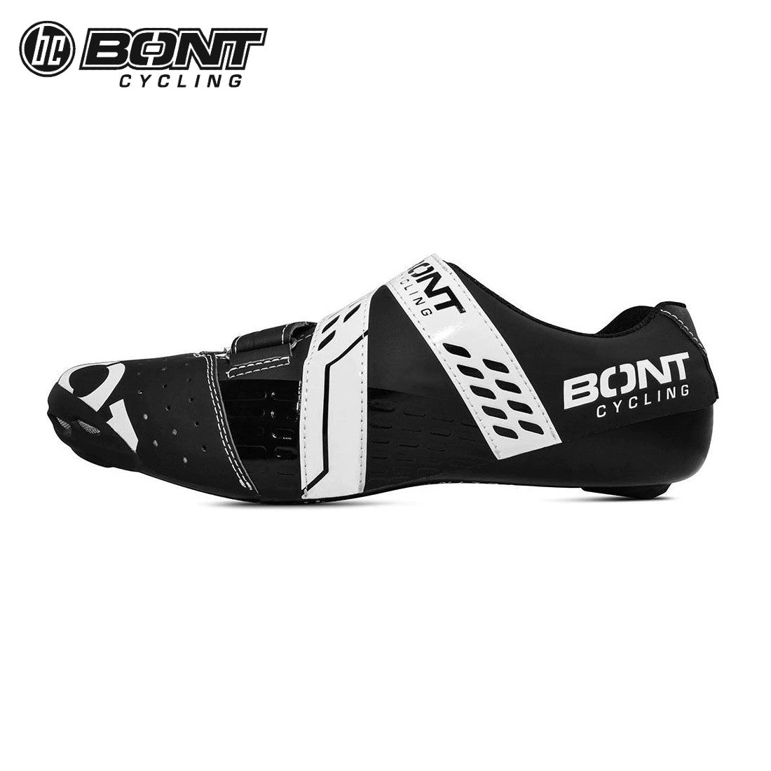 Bont RIOT+ Carbon Composite / BOA Cycling Shoes - Black/White