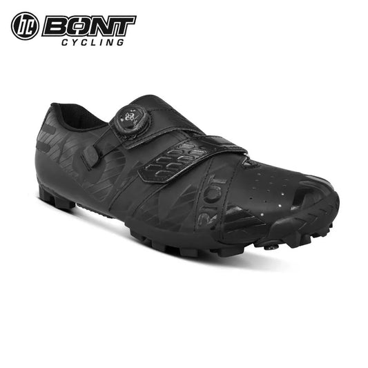 Bont RIOT+ MTB Carbon Composite Cycling Shoes - Black/Black