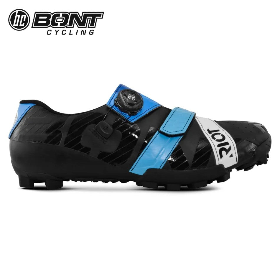 Bont RIOT+ MTB Carbon Composite Cycling Shoes - Black/Blue